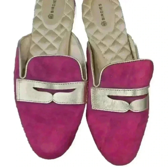 Birdies Womens The Phoebe Suede Loafer In Berry 7.5 - Picture 12 of 15